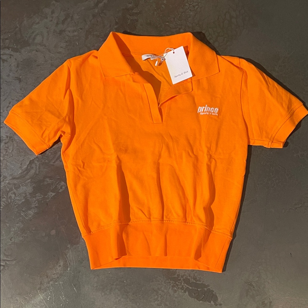 Prince Vibrant Orange Polo Shirt